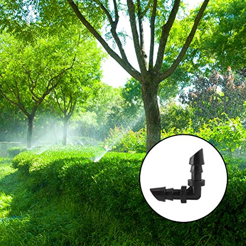 Irrigation Fittings Kit for 1/4 Tubing Drip Irrigation Barbed Con...