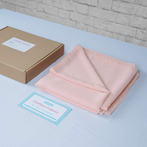 Bluekate Chiffon Fabric. 10 Yard Continuous Sheer Fabric. Voile Fa...
