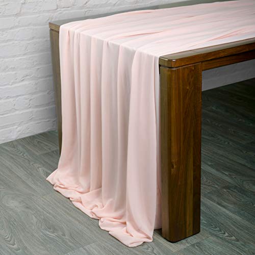 Bluekate Chiffon Fabric. 10 Yard Continuous Sheer Fabric. Voile Fa...