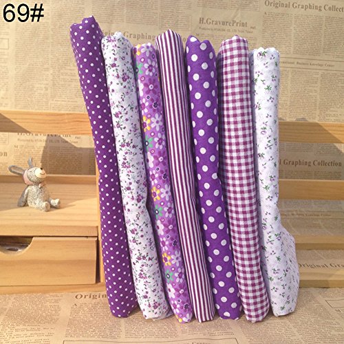 Bluelans 7pcs 10 x 10 25cm x 25cm Top Cotton Craft Fabric Bund...