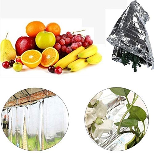 BlueRCKing 2Pcs Silver Plants Reflective Film Garden Greenhouse Fo...