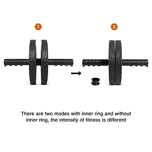 BLUERISE Ab Roller Wheel 2 Types Ab Roller No Noise Ab Wheel Easy ...