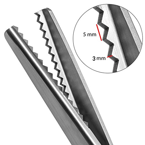 BlueSnail Stainless Steel Pinking Shears Comfort Grip Handled Prof...