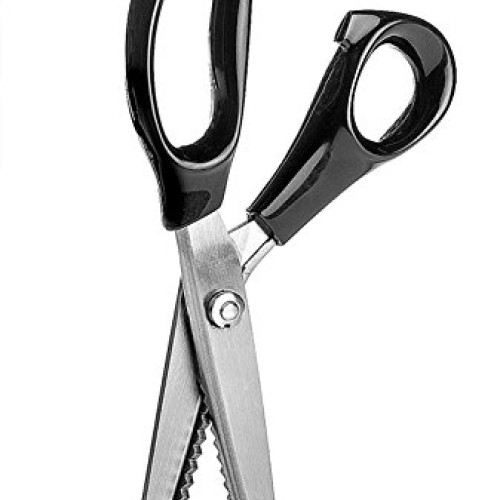 BlueSnail Stainless Steel Pinking Shears Comfort Grip Handled Prof...