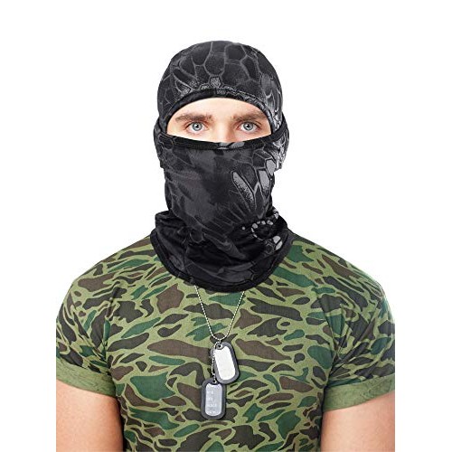 3 Pieces Balaclava Mask Motorcycle Windproof Camouflage Fishing Fa...