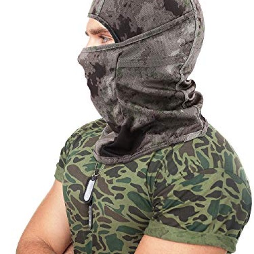 3 Pieces Balaclava Mask Motorcycle Windproof Camouflage Fishing Fa...