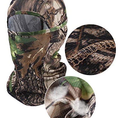 3 Pieces Balaclava Mask Motorcycle Windproof Camouflage Fishing Fa...