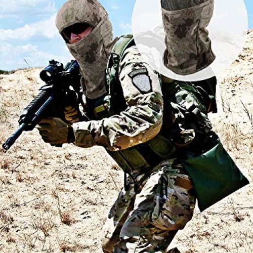 3 Pieces Balaclava Mask Motorcycle Windproof Camouflage Fishing Fa...