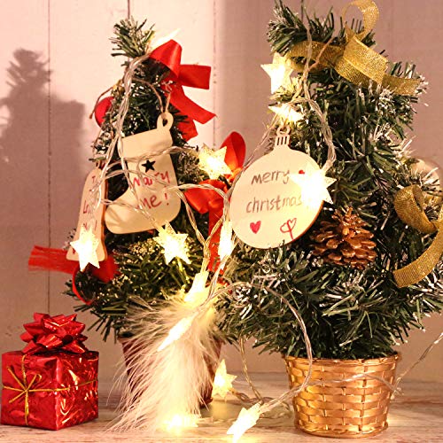 Blulu 100 Pieces Christmas Wooden Ornaments Round Wood Slices Wood...