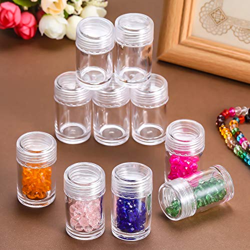 Blulu Clear Plastic Bead Storage Containers Set with 30 Pieces Sto...