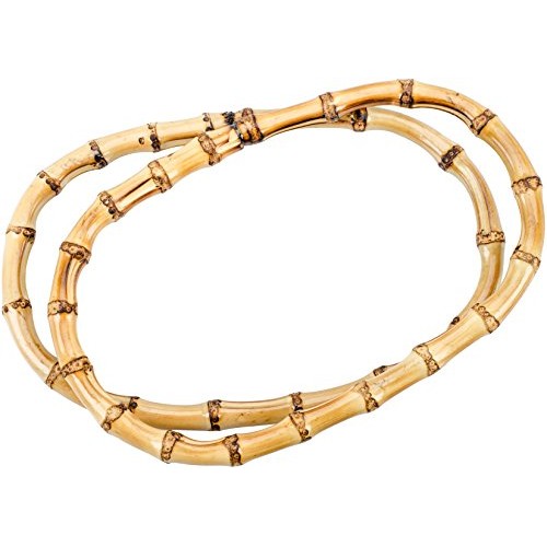 Blumenthal Lansing Bamboo Handbag Handles Oval Shape, 2 Pieces, 85...