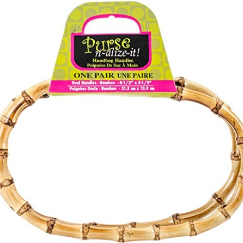 Blumenthal Lansing Bamboo Handbag Handles Oval Shape, 2 Pieces, 85...