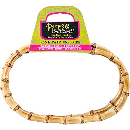 Blumenthal Lansing Bamboo Handbag Handles Oval Shape, 2 Pieces, 85...