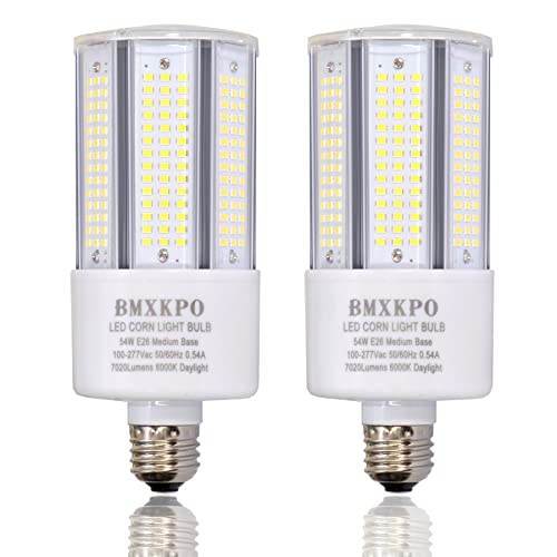 BMXKPO 2 Pack 600W Equivalent LED Corn Light Bulb 7020LM 54W Corn ...