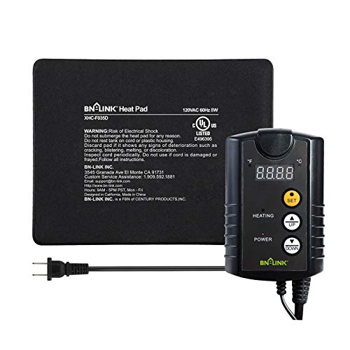 BN-LINK Durable Pet Heating Pad 6 X 8 with Digital Thermostat Co...