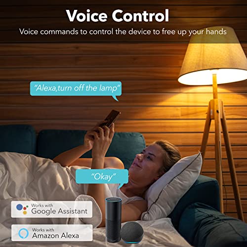 BN-LINK Smart Power Strip Compatible with Alexa Google Home, Smart...