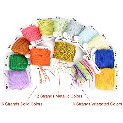 Friendship Bracelet String Kits with Storage Box, 110 Colors Embro...