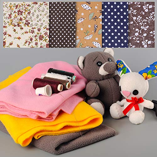 100 Pieces 4 by 4 Inch Cotton Craft Fabric Bundle Squares Patchwor...