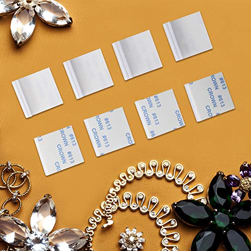 80 Pieces Earring Card Adapter Adhesive Lip Hanger Self-Adhesive L...