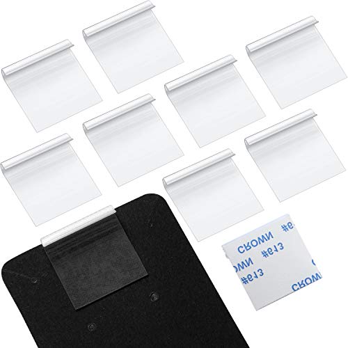 80 Pieces Earring Card Adapter Adhesive Lip Hanger Self-Adhesive L...