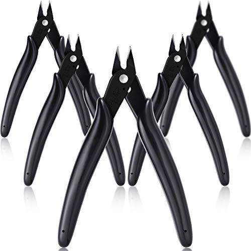 Boao Wire Flush Cutter 5 Inch Diagonal Cutting Pliers Micro Wire C...