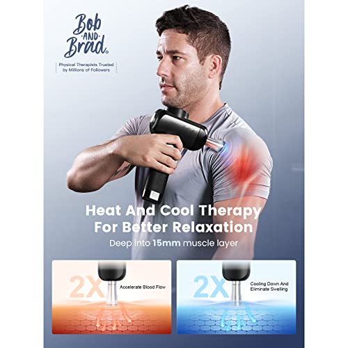BOB AND BRAD X6 Pro Massage Gun Deep Tissue Percussion with Metal ...