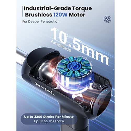 BOB AND BRAD X6 Pro Massage Gun Deep Tissue Percussion with Metal ...