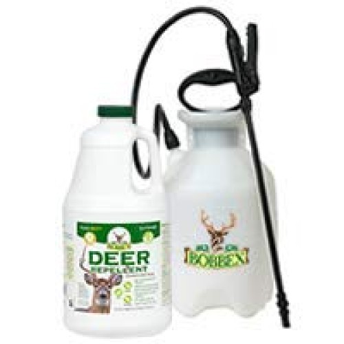 Bobbex Deer Repellent Half Gallon Concentrate and Gallon Pump Spra...