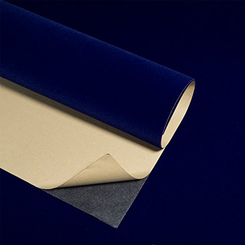 Self Adhesive Velvet Flock Liner Jewelry Drawer Craft Fabric Uphol...