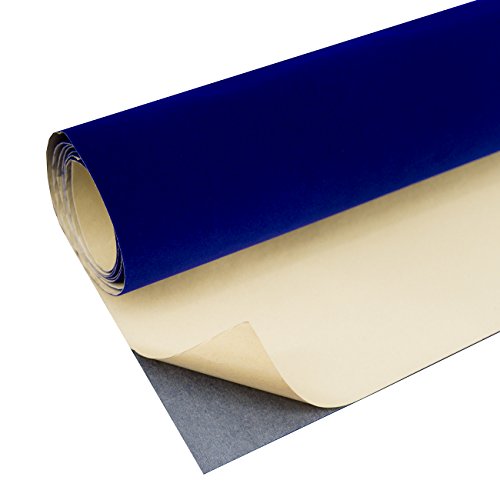 Self Adhesive Velvet Flock Liner Jewelry Drawer Craft Fabric Uphol...