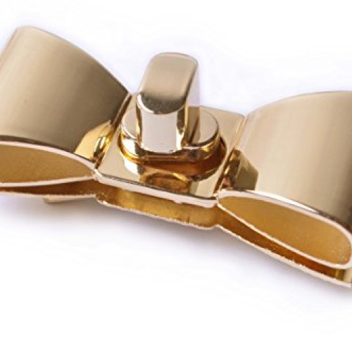 Bobeey 2sets 55x23mm Classy Light Gold Bowknot Purses Locks Clutch...