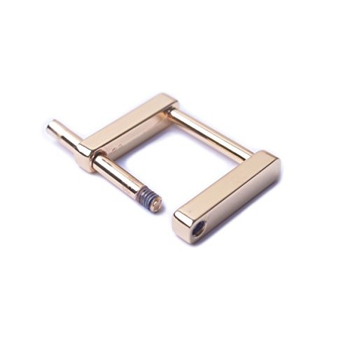 Bobeey 4pcs Rectangular Buckles For purses making,SCREW Rings Buck...