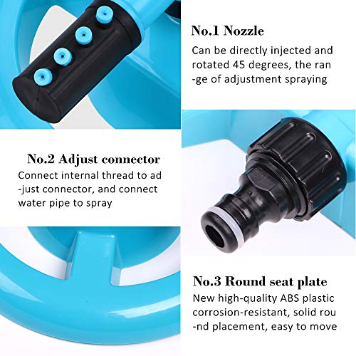 BOBOO Garden Sprinkler 360 Degree Rotating Lawn Sprinkler Automati...