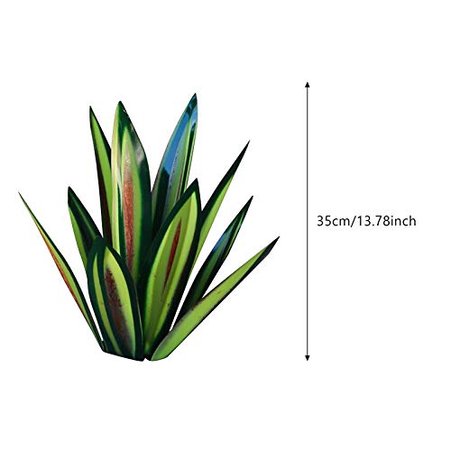 Fake Garden Snake Plants Decoration Garden Art Metal Agave Statue ...