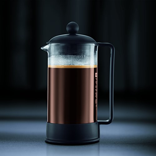 Bodum Brazil French Press Coffee and Tea Maker, 34 Ounce, Black