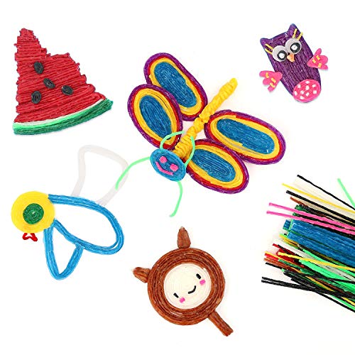 500 Piece Sticky Wax Craft Sticks. Wikki Stix Made of Non-Toxic Ma...