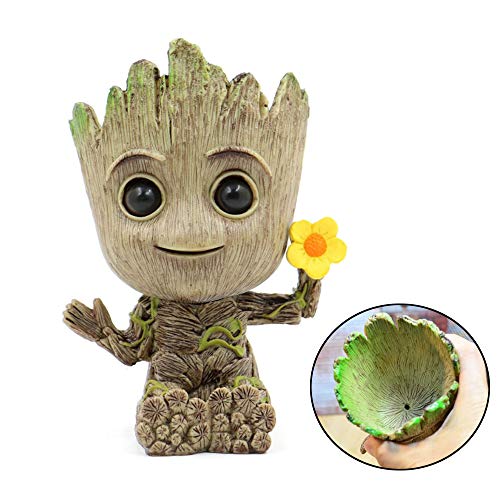 Baby Groot Flower Pot , Plant Pot Flower Pots/Pen Holder,Action Fi...