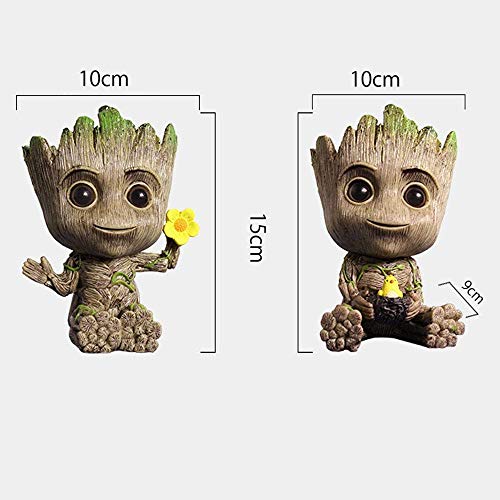 Baby Groot Flower Pot , Plant Pot Flower Pots/Pen Holder,Action Fi...