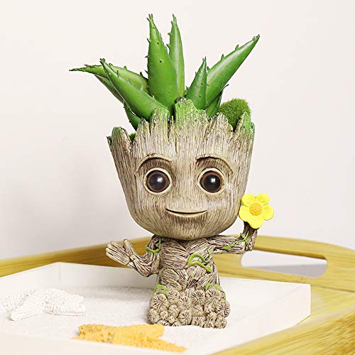 Baby Groot Flower Pot , Plant Pot Flower Pots/Pen Holder,Action Fi...