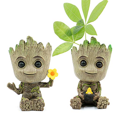 Baby Groot Flower Pot , Plant Pot Flower Pots/Pen Holder,Action Fi...