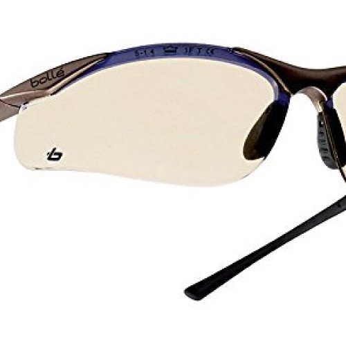 Bollé Safety 253-CT-40047 Contour Safety Eyewear with Semi-Rimless...