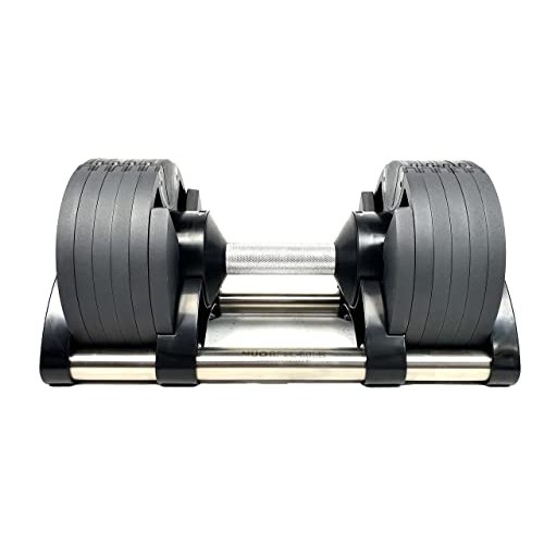 BOLT FITNESS SUPPLY x NÜOBELL Adjustable Dumbbell 5 - 50LB Pair ...