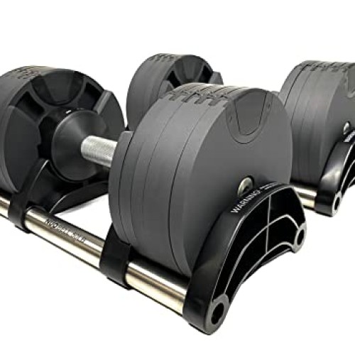 BOLT FITNESS SUPPLY x NÜOBELL Adjustable Dumbbell 5 - 50LB Pair ...