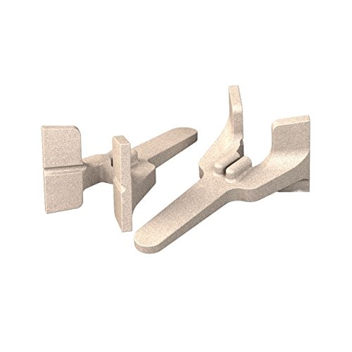 Bon 11-289 Cast Aluminum Bricklayers Corner Blocks, Sold in Pairs