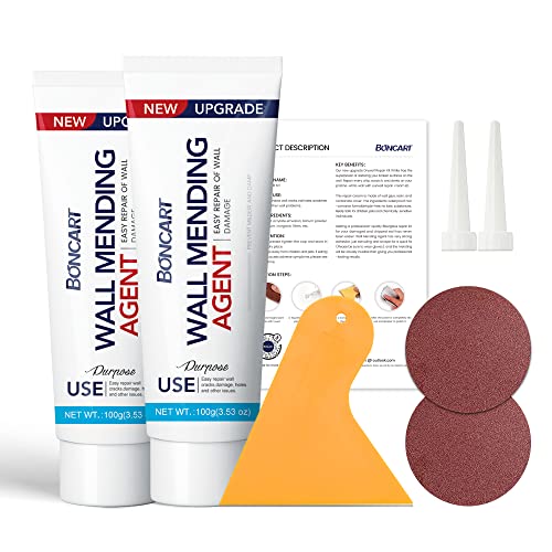 Drywall Repair Kit,2 Pack Wall Mending Agent,Wall Spackle with Scr...