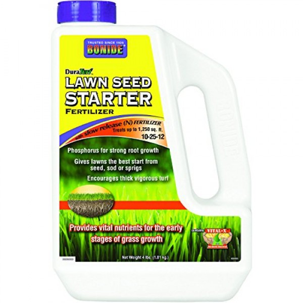 Bonide Chemical Number- Lawn Seed Starter Fertilizer, 4lbs.