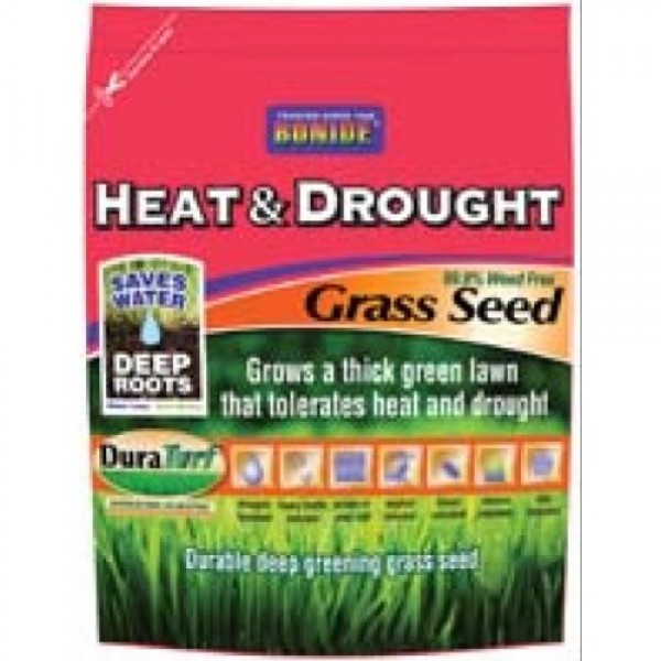 Bonide 60254 Heat and Drought Grass Seed, 7-Pound