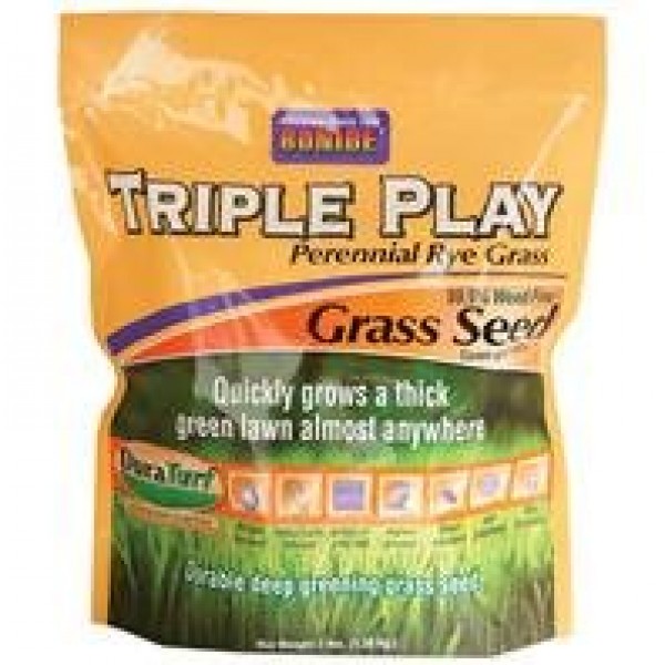Bonide 60271 Triple Play Rye Grass Seed, 3-Pound