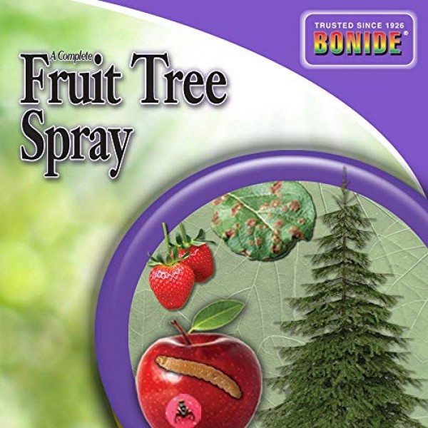 Bonide Products 202 Fruit Tree Spray, 16-Ounce, 16 oz, LAWNGARD