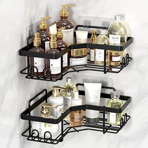 Bonn 1949 2 Pack Corner Shower Caddy,Strong adhesive Shower Organi...